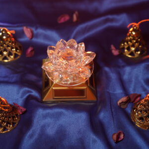 Lotus Flower Crystal Lotus For Positive Energy& Goodluck
