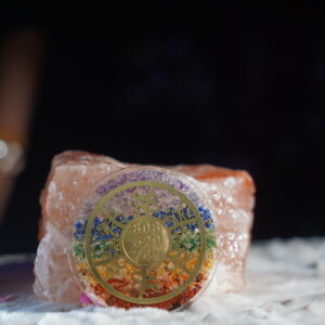 Multicolor Selenite Charging Plate