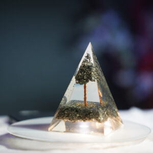 Pyrite Pyramid Tree (Energy Generator) used for Meditation , Money and Success