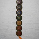 7 Chakra Round Stone Hanging
