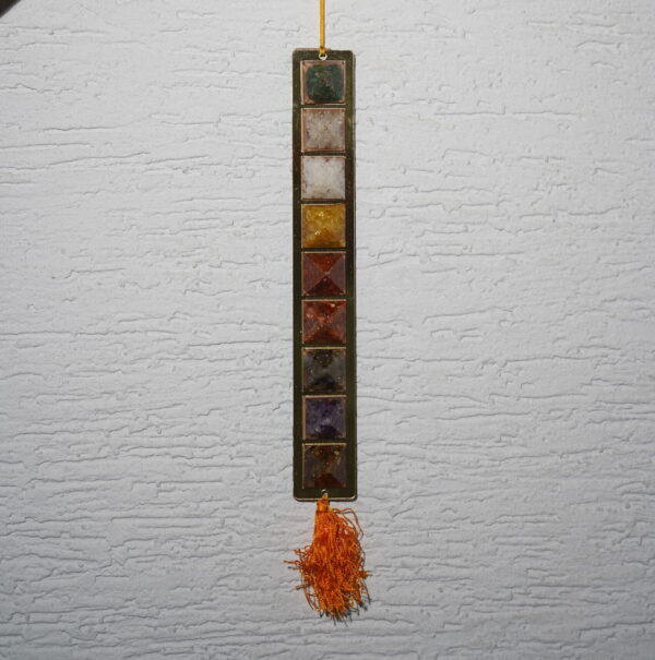 Pyramid Navgraha Setline Plate 9 Chakra Wall Hanging