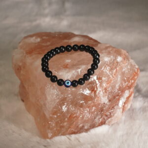 Evil Eye and Black Tourmaline Bracelet
