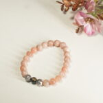 Peach Moonstone Bracelet