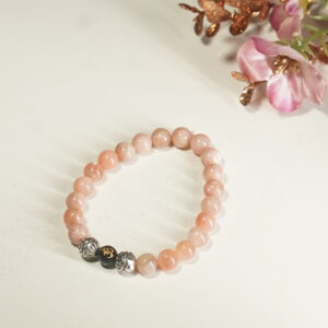 Peach Moonstone Bracelet