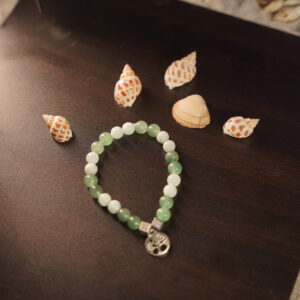 Green Aventurine and Moonstone Bracelet