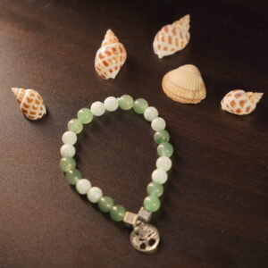 Green Aventurine and Moonstone Bracelet