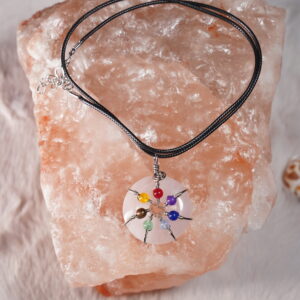 7 Chakra Rose Quartz Locket