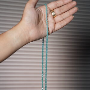 Light Blue Onyx Drop shaped Necklace