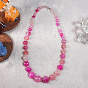 Natural Pink Tourmaline Necklace